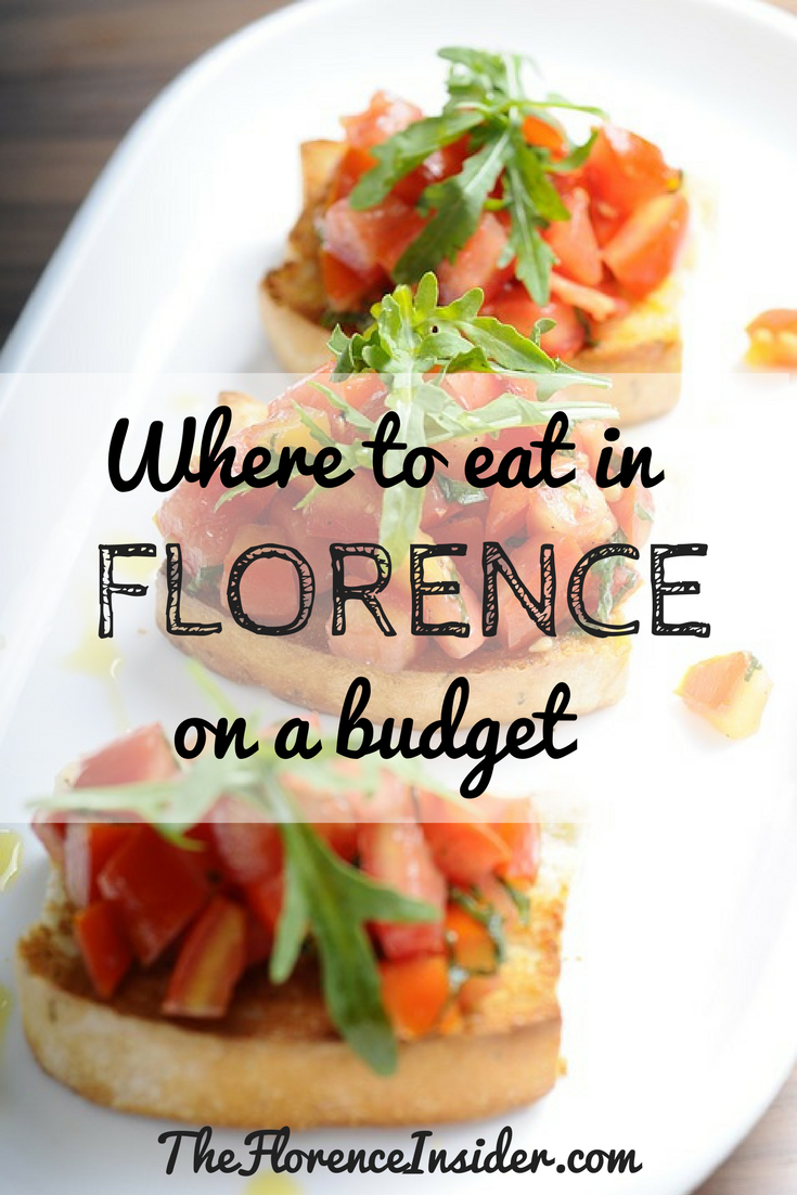 where to eat in florence on a budget