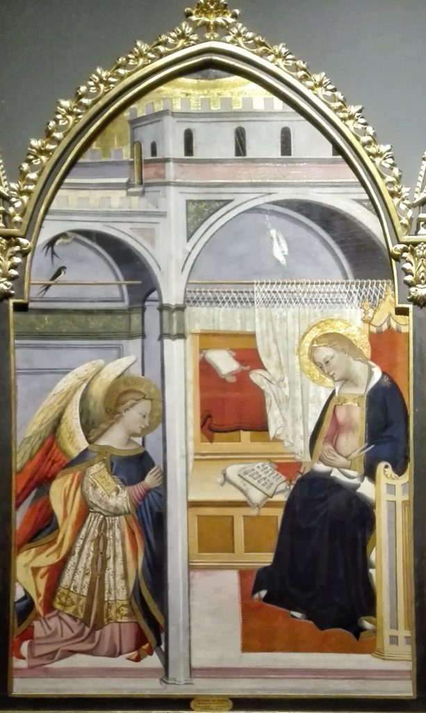 medieval painting in the museum