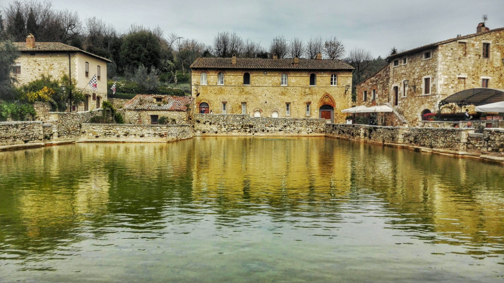 thermal pool in Bagno Vignoni