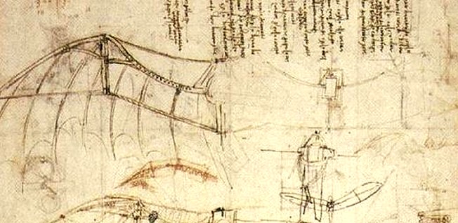 leonardo da Vinci's flying machines