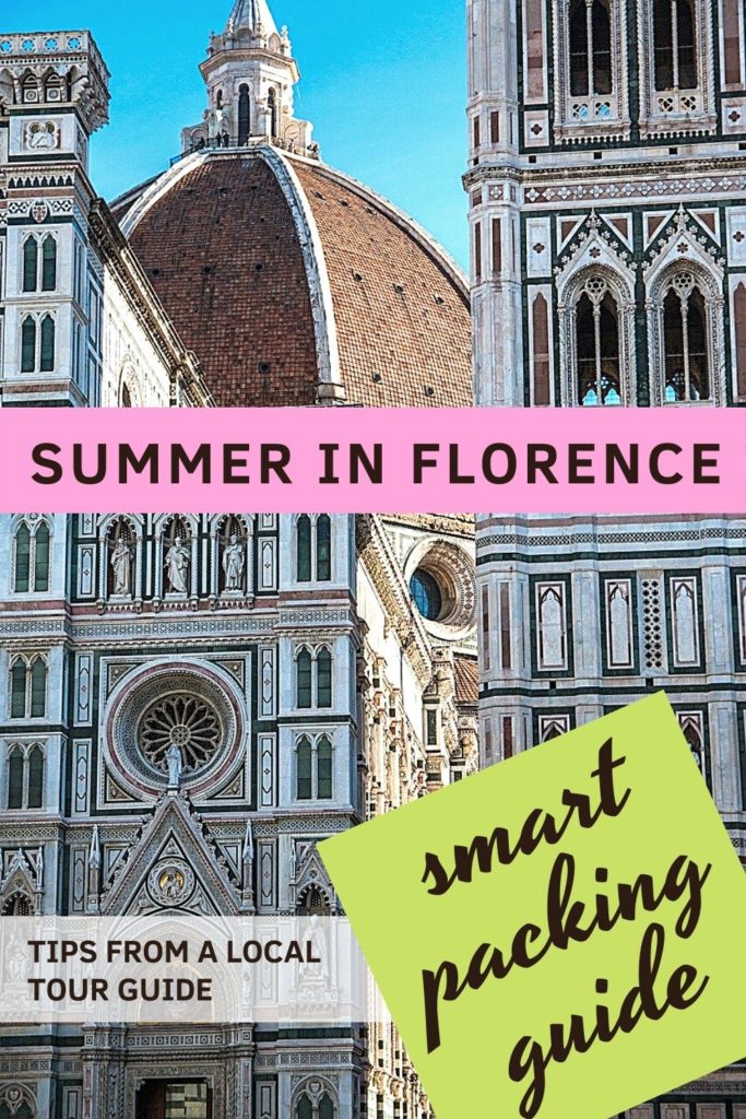 what to pack for summer in Florence