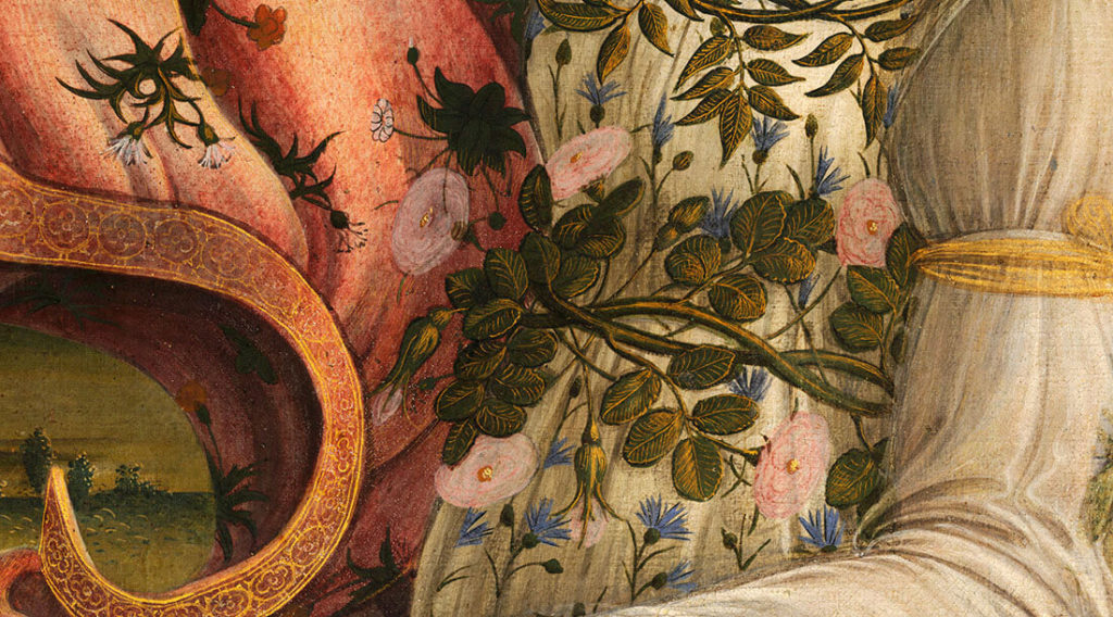 detail of the Birth of Venus by Botticelli and fun facts about the painting