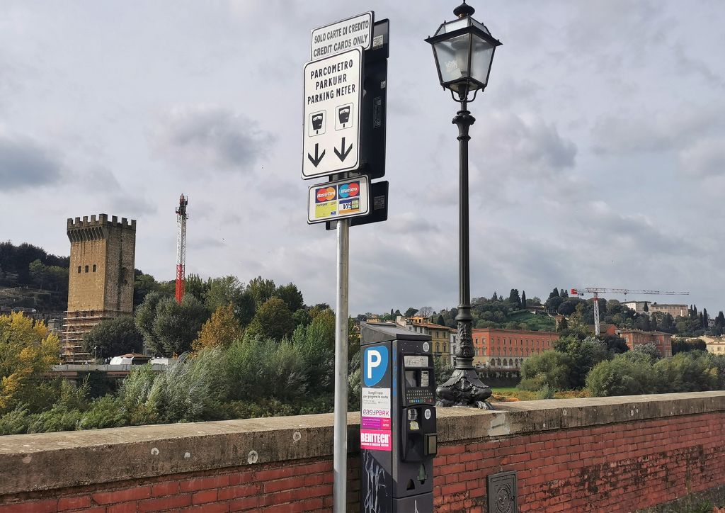 parking meter in Florence