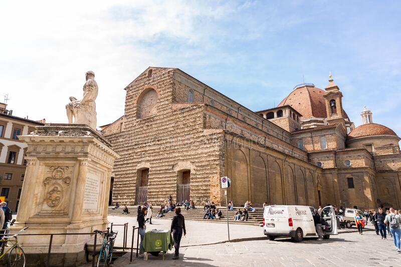 piazza San Lorenzo and church