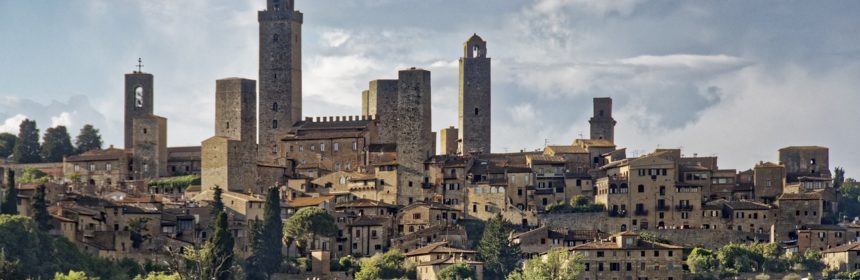 view of San Gimignano, Tuscany