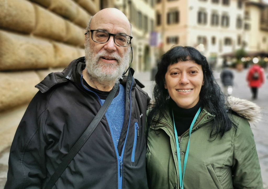 me during a walking tour in Florence with one of my guests