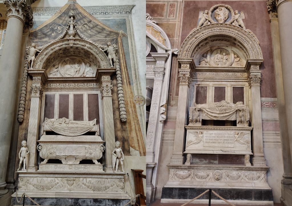 tombs of Carlo Marsuppini and Leonardo Bruni