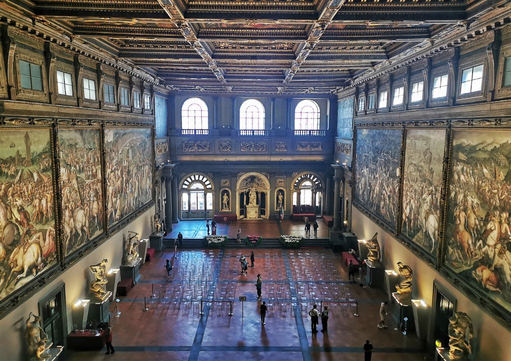Hall of the 500s in palazzo vecchio